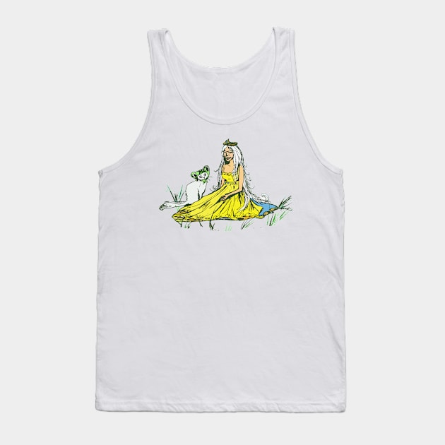 Princess and the Frog...Cat Tank Top by drknice